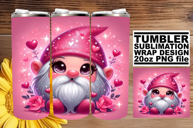 Vibrant Valentine's Tumbler Magic Sublimation afrosvg 
