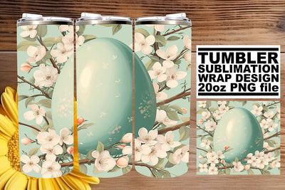 Vibrant Watercolor Easter Chick Pattern Tumbler Art Sublimation afrosvg 