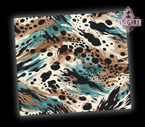 Vibrant Wild Animal Print Tumbler Wrap, 20oz Tumbler Wrap, Animal Print Drinkware, Wild Animal Tumbler, Vibrant Tumbler Design, Animal Lover Gift, Sublimation Tumbler Design Sublimation SvggirlplusArt 