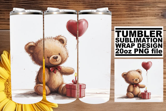 Vibrant Wildlife Wonderland: Birthday Tumbler Wrap Sublimation afrosvg 