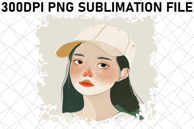 Vibrant Woman Portrait PNG Design - Sublimation Sublimation afrosvg 