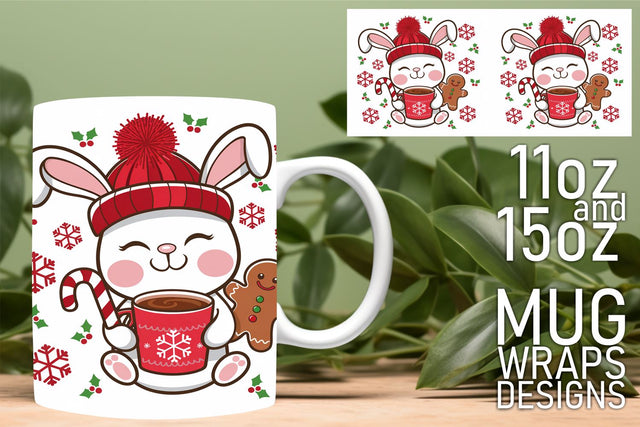Vibrant wraps for mugs, ideal for your creative projects! , Christmas Sublimation HoodArtCraft 