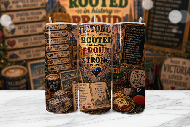 Victoria by Birth Proud Tumbler Wrap Sublimation BijouBay 
