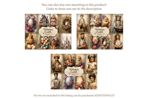 Victorian Easter Ephemera | Vintage Junk Journal Kit SVG GlamArtZhanna 