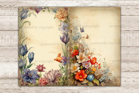 Victorian Easter Ephemera | Vintage Junk Journal Kit SVG GlamArtZhanna 
