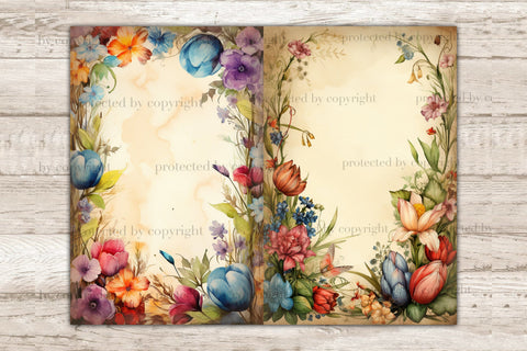 Victorian Easter Ephemera | Vintage Junk Journal Kit SVG GlamArtZhanna 
