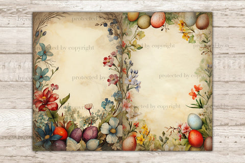 Victorian Easter Ephemera | Vintage Junk Journal Kit SVG GlamArtZhanna 