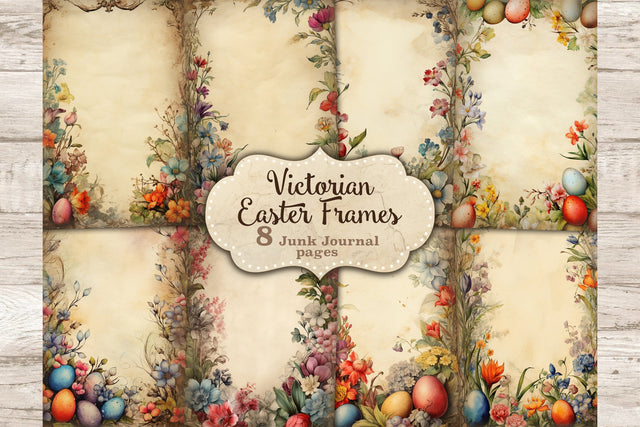 Victorian Easter Ephemera | Vintage Junk Journal Kit SVG GlamArtZhanna 