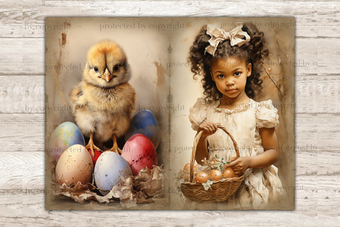 Victorian Easter Junk Journal Kit | Spring Printable Set SVG GlamArtZhanna 