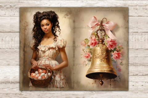 Victorian Easter Junk Journal Kit | Spring Printable Set SVG GlamArtZhanna 