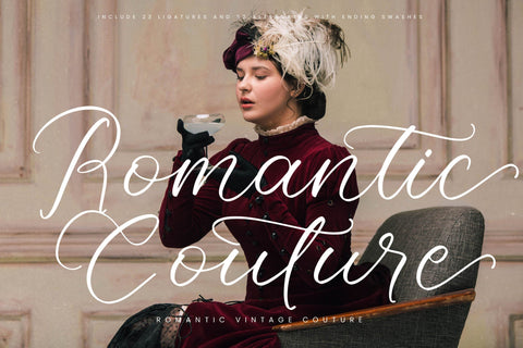 Victorian Heritage - Beautiful Script Font Font Letterena Studios 