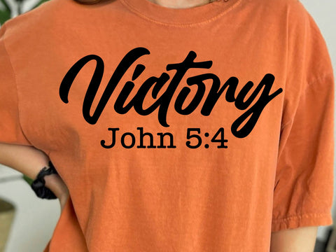 Victory 1 John 5:4 Svg, Bible Verse Svg, Jesus Svg, Christian Svg, Religious Svg, Scripture Svg SVG DesignDestine 