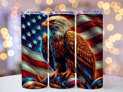 Victory Eagle 20oz Tumbler Wrap Sublimation Design, Straight Tapered Tumbler Wrap, American Eagle Tumbler Png, Instant Digital Download Sublimation SvggirlplusArt 