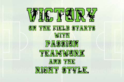 Victory League Sports Font | Bold Football Alphabet for Cricut & Silhouette Font TonisArtStudio 