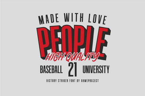 Victory Striker Font ahweproject 