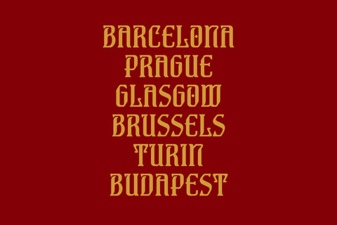 Vienna Bloom Art Nouveau Font Font FontDuo 