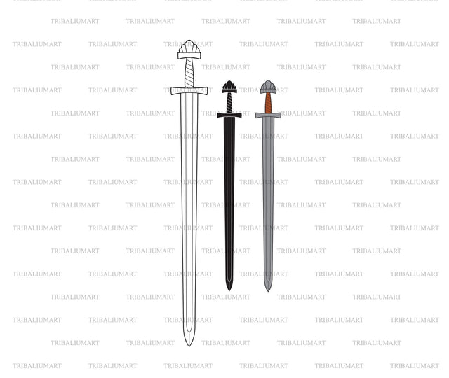 Viking sword SVG TribaliumArtSF 