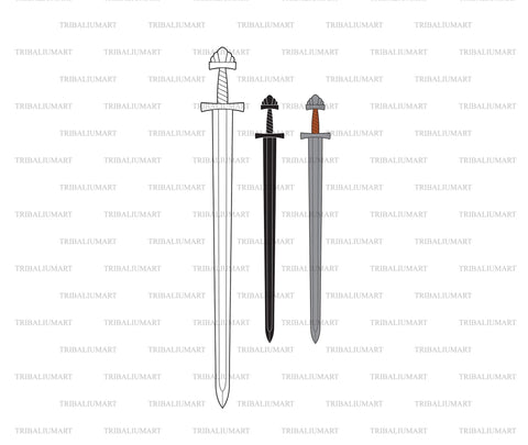 Viking sword SVG TribaliumArtSF 