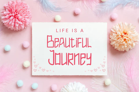 Vila Love - Display Font Font Sakha Design Studio 