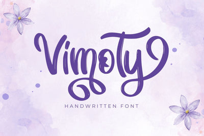 Vimoty Font Sakha Design Studio 