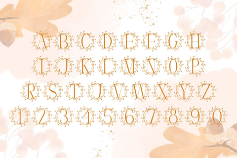 Vineora Monogram Font Dm Letter Studio 