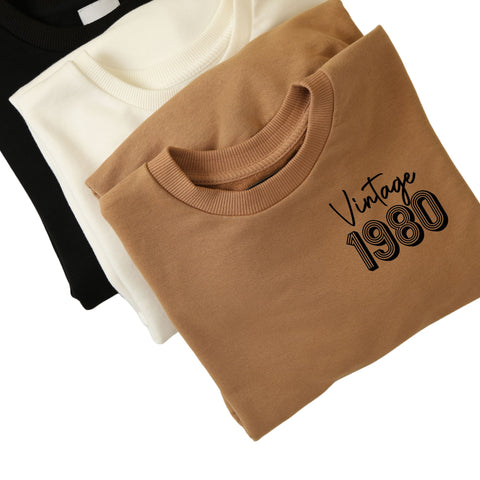 Vintage 1980 Retro SVG & PNG | 80s Nostalgia Design | Born in 1980 Birthday SVG Design SVG So Fontsy VIP Design Shop 