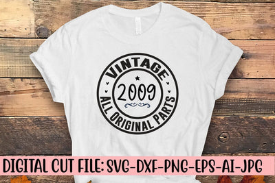 Vintage 2009 All Original Parts SVG Cut File SVG Syaman 