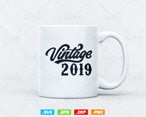 Vintage 2019 Birthday Shirt Svg Png, 5th Birthday Svg, Vintage 2019 Shirt, Birthday Gifts For Boy, Boy Birthday Gift, Svg Files For Cricut SVG DesignDestine 