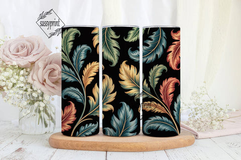 Vintage Acanthus Leaves 20oz Tumbler Sublimation sassyprint 