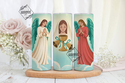 Vintage Angel Tumbler Wrap Sublimation sassyprint 