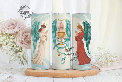 Vintage Angel Tumbler Wrap Sublimation sassyprint 