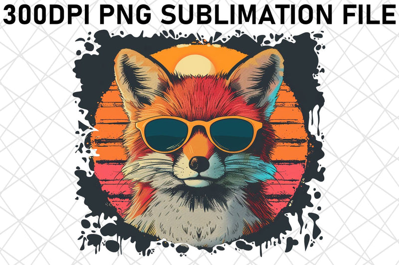 Vintage Animal Art Set: Retro Sublimation Chic Sublimation afrosvg 