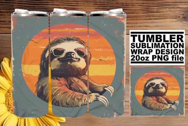 Vintage Animal Kingdom Tumbler Wrap, Retro Sublimation Design, 20oz, Throwback Flair Sublimation afrosvg 