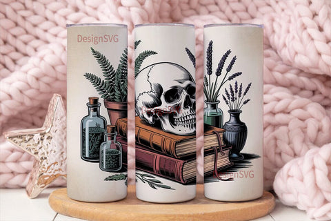 Vintage Apothecary Tumbler Wrap Sublimation DesignSVG 