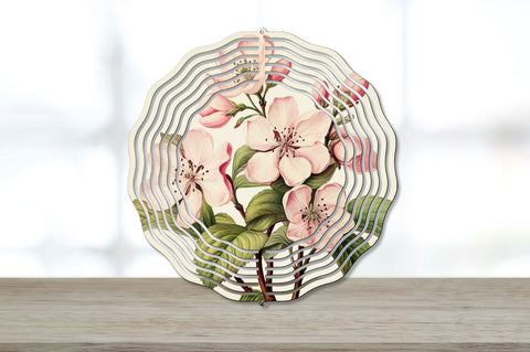Vintage Apple Blossom Flowers Wind Spinner Bundle Sublimation Regulrcrative 