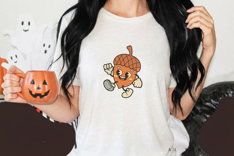 Vintage Autumn and Fall Cartoon Character SVG dadan_pm 
