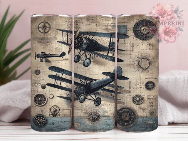Vintage Aviation Blueprint Tumbler Wrap, Vintage Plane PNG, Aircraft Blueprint Design, 20oz Aviation Tumbler, Retro Pilot Tumbler Wrap, Flight Engineer Art, Aviation Sublimation Sublimation Li Zamperini 