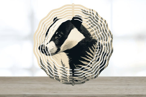 Vintage Badger Wind Spinner Sublimation Regulrcrative 
