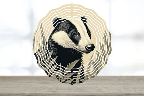 Vintage Badger Wind Spinner Sublimation Regulrcrative 
