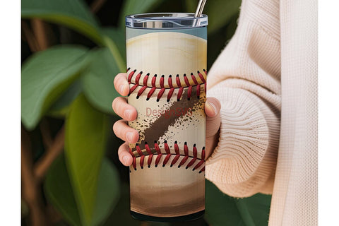 Vintage Baseball 20oz Tumbler Wrap Sublimation DesignSVG 