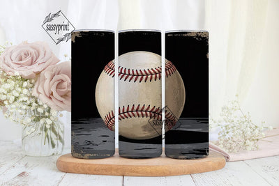 Vintage Baseball 20oz Tumbler Wrap Sublimation sassyprint 
