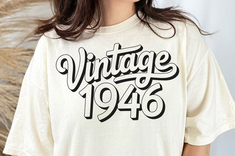 Vintage Birthday Svg, Birthday Svg Bundle, Perfect Birthday Gift Svg , Birthday Svg, Happy Birthday Svg, Birthday Shirt Svg, It's My Birthday Svg, Birthday Files SVG DesignDestine 