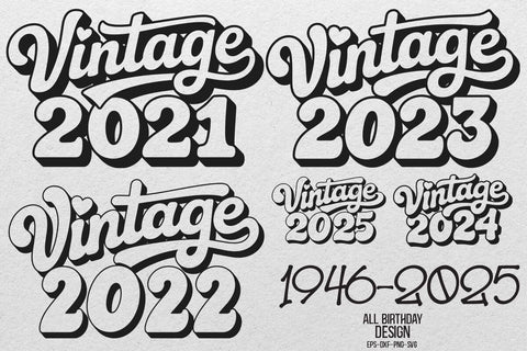 Vintage Birthday Svg, Birthday Svg Bundle, Perfect Birthday Gift Svg , Birthday Svg, Happy Birthday Svg, Birthday Shirt Svg, It's My Birthday Svg, Birthday Files SVG DesignDestine 