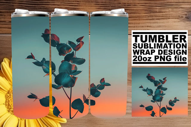 Vintage Blossom Dream: Sublimation 20oz Tumbler Wrap Sublimation afrosvg 