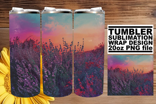 Vintage Blossom Serenade: Sublimation 20oz Tumbler Wrap Sublimation afrosvg 
