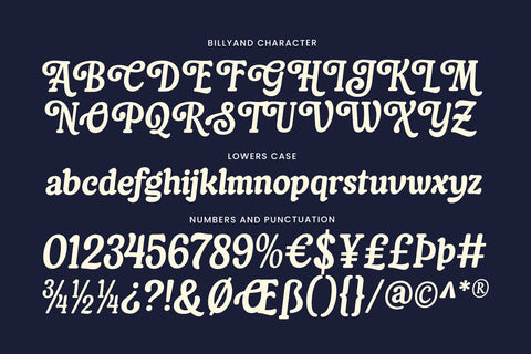 Vintage Bold Font – Billyand Font Arterfak Project 