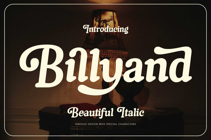 Vintage Bold Font – Billyand Font Arterfak Project 