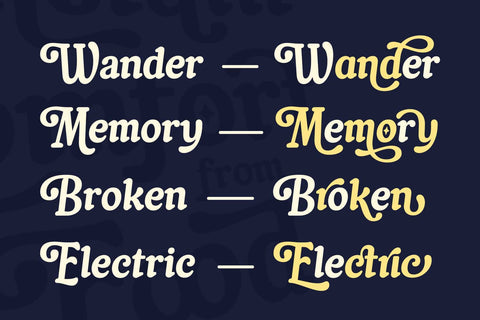 Vintage Bold Font – Billyand Font Arterfak Project 