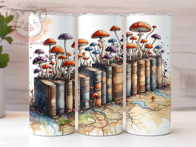 Vintage Books 20oz Tumbler Png, Straight & Tapered Tumbler Png, Book Lover Tumbler Png, Digital Download PNG Sublimation Lara' s Designs 