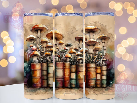 Vintage Books 20oz Tumbler Wrap Sublimation Design, Straight Tapered Tumbler Wrap, Book Lover Tumbler Png, Instant Digital Download Sublimation SvggirlplusArt 